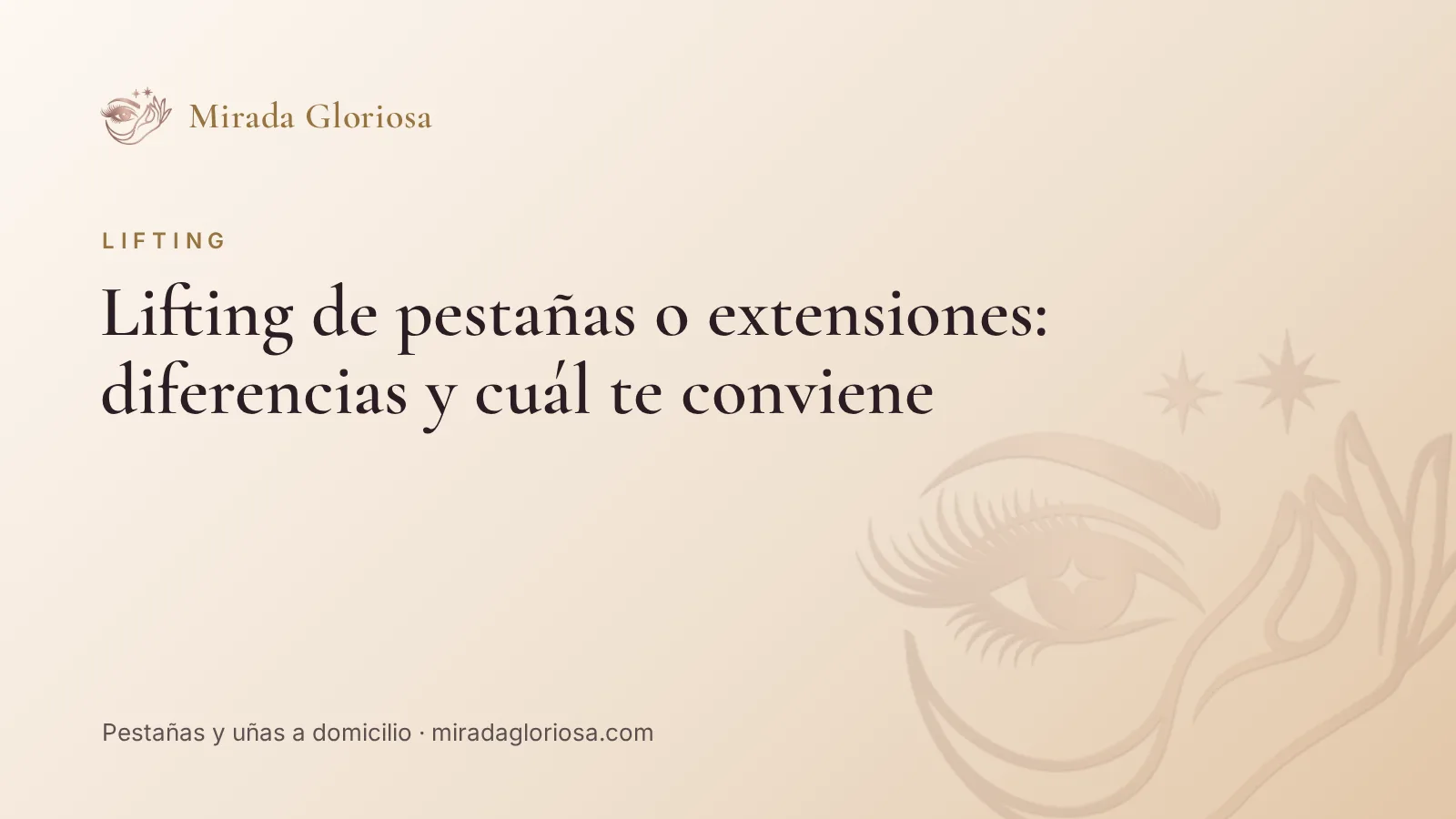 Lifting de pestañas o extensiones: diferencias y cuál te conviene
